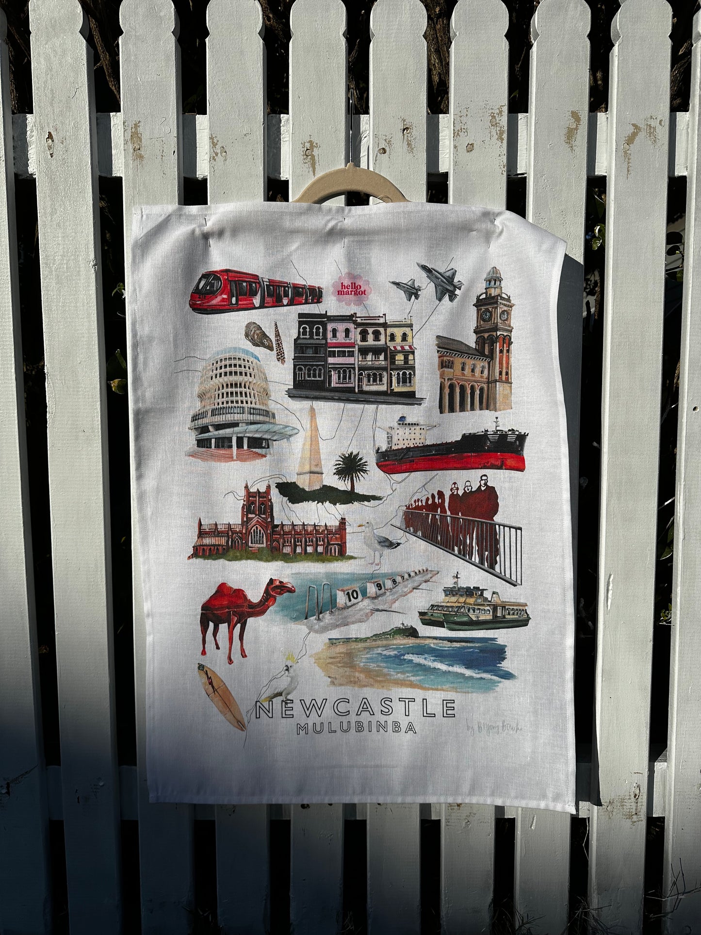 ‘Newcastle’ Premium Linen/Cotton Teatowel
