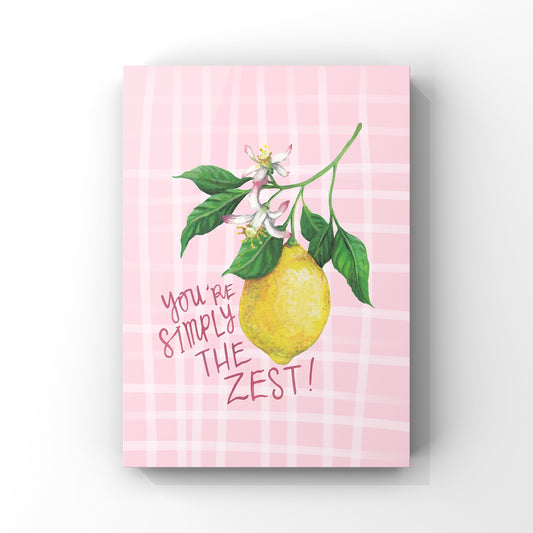 ‘You’re simply the zest’
